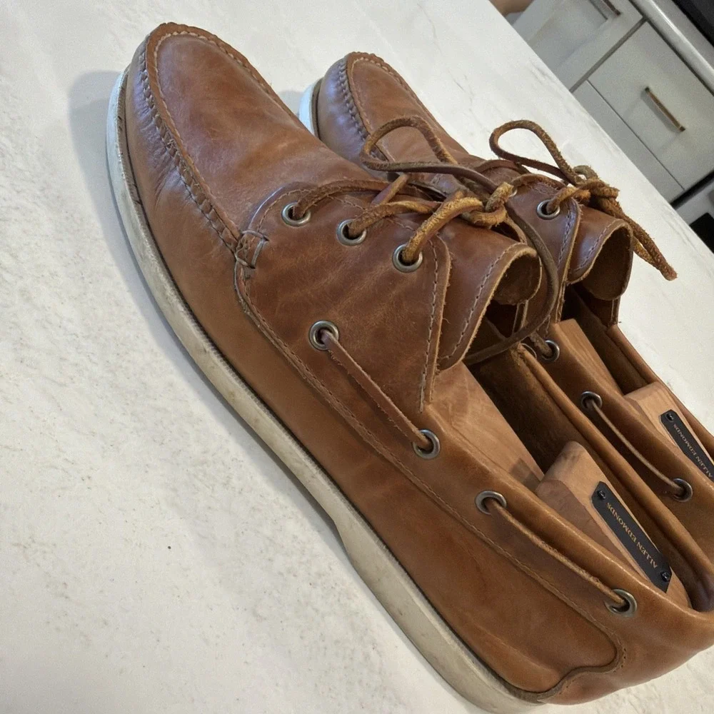 Quoddy Head Boat Shoe Whiskey 11D $249 Retail